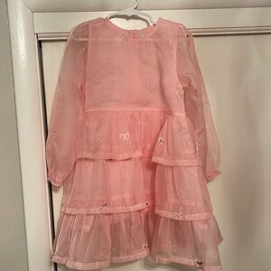 Pink Chicken Organza Candy Cane Dress